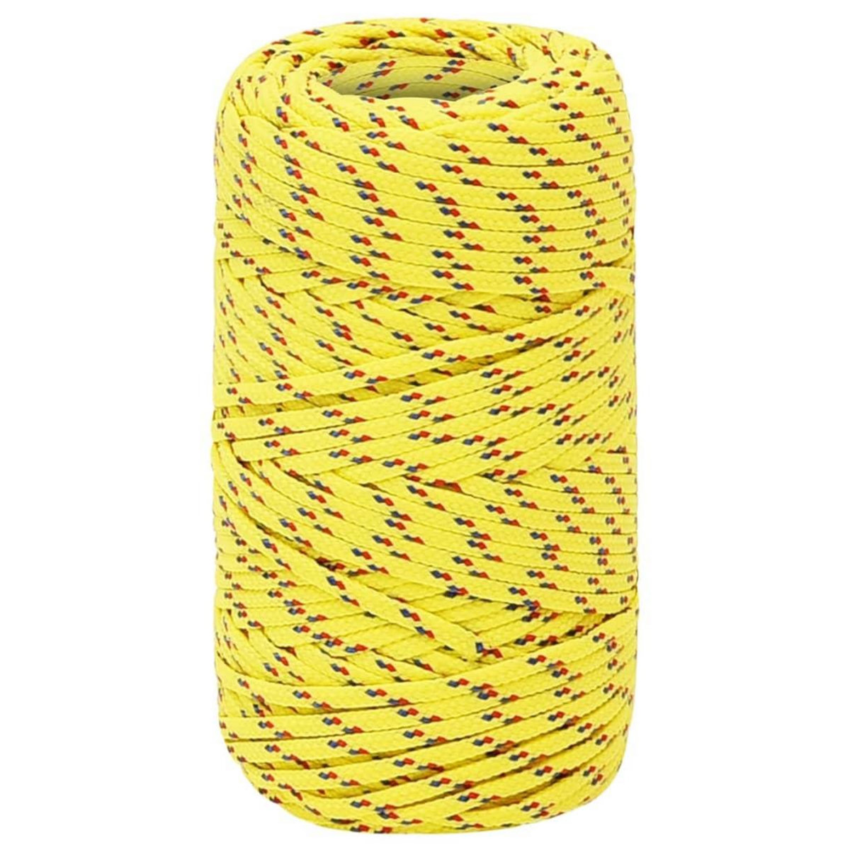 VIDAXL Corde de bateau Jaune 2 mm 250 m Polypropylene