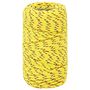 Voir la diapositive 2 : VIDAXL Corde de bateau Jaune 2 mm 250 m Polypropylene