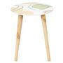 Voir la diapositive 3 : Paris Prix Lot de 2 Tables Gigognes  Poésie  48cm Multicolore