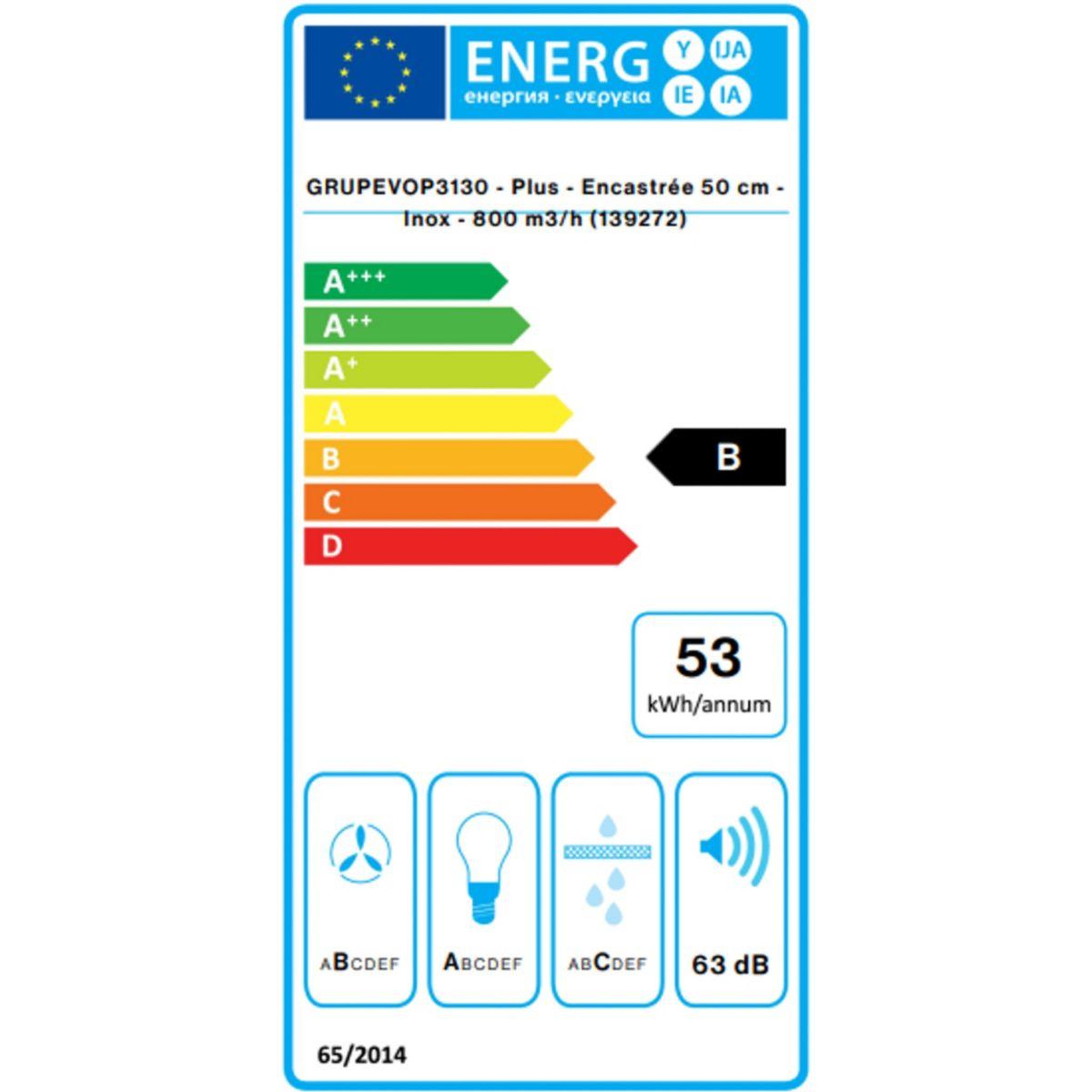 Voir la diapositive 4 : Falmec Hotte encastrable grupevop3130