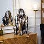 Voir la diapositive 4 : Paris Prix Statuette Déco Gorille  Coulure  45cm Noir