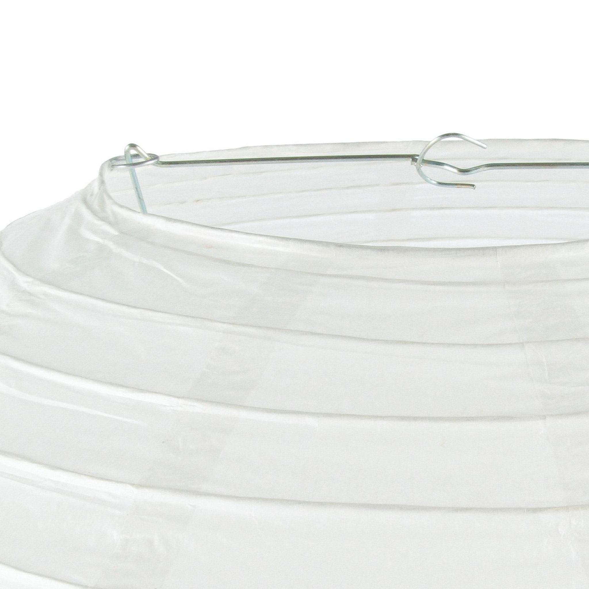 Voir la diapositive 2 : ATMOSPHERA Lanterne Boule - Diam. 60 cm. - Blanc