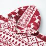 Voir la diapositive 3 : ACTUEL Poncho junior double face flanelle/sherpa imprimé carreaux 