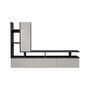 Voir la diapositive 2 : Paris Prix Ensemble Meuble TV Design  Tytan  210cm Beige & Gris