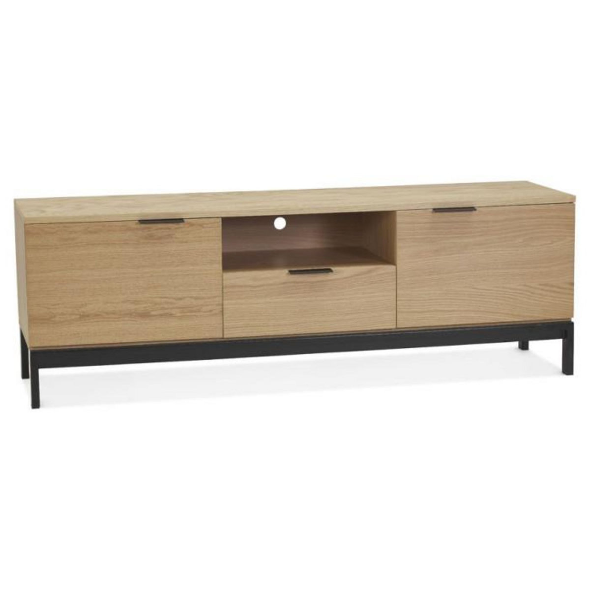 Paris Prix Meuble TV 2 Portes & 1 Tiroir  Kibo  150cm Naturel
