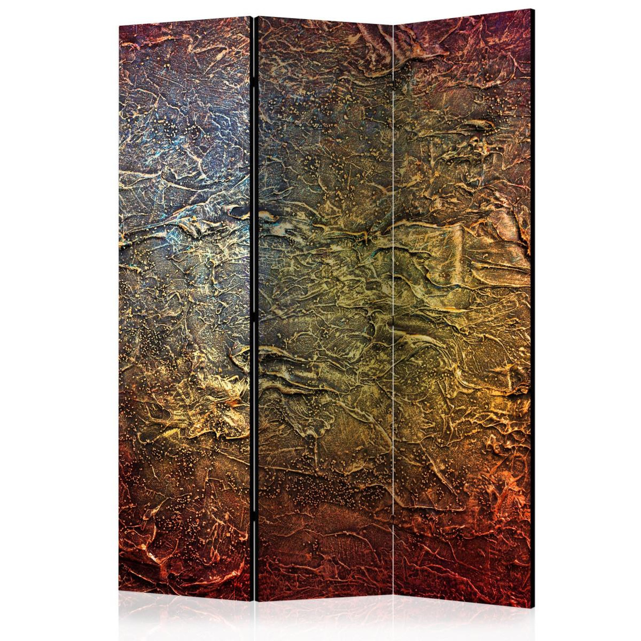 Paris Prix Paravent 3 volets  red gold  135x172cm