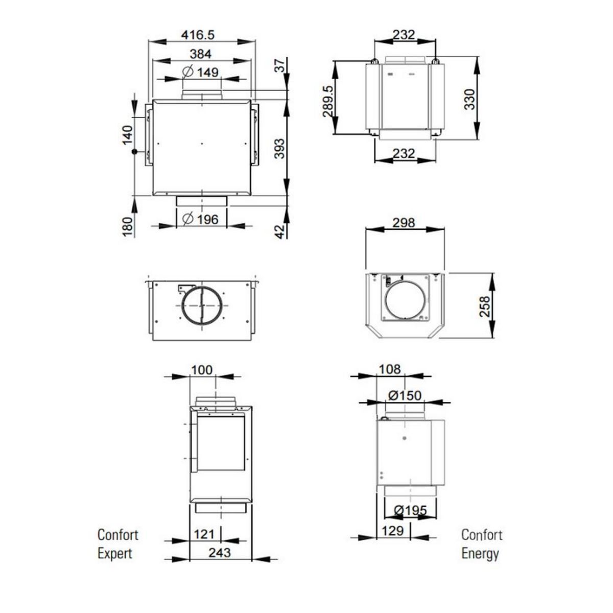 ROBLIN Moteur 650m3/h pour hotte - 6301026