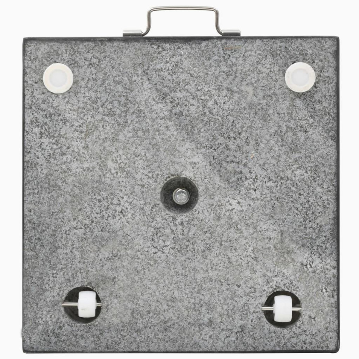 VIDAXL Socle de parasol Granite 28,5 kg Carre Noir