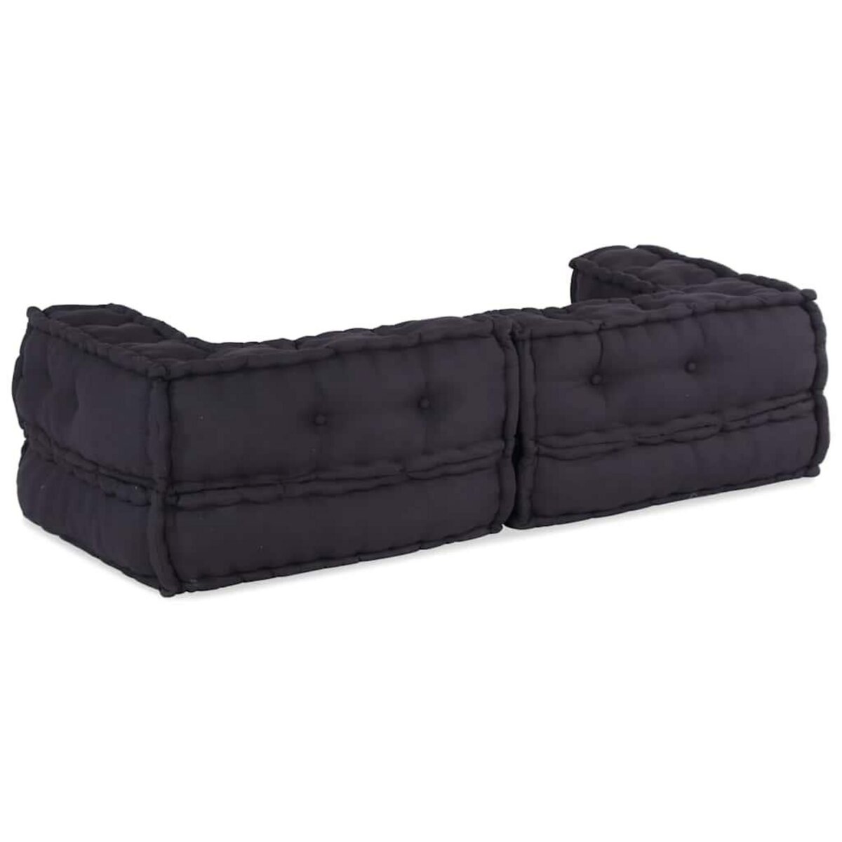 VIDAXL Pouf modulaire anthracite 140x70x36 tissu