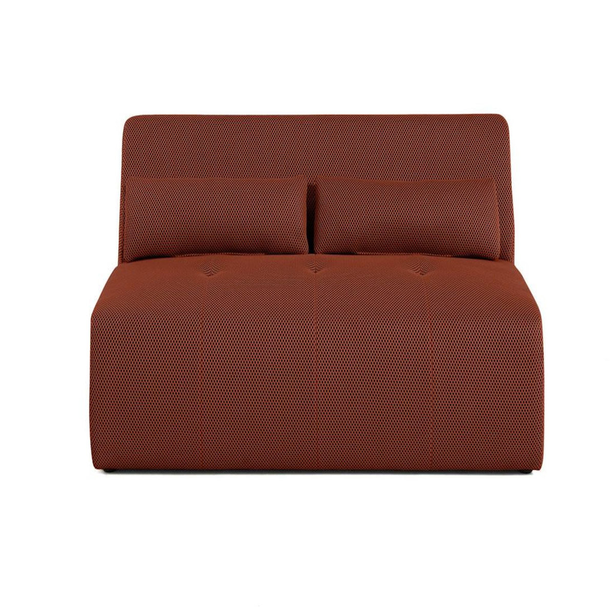 LISA DESIGN Onyx - canapé droit 2 places - en tissu mailles 3d