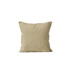 SOLEIL D'OCRE Coussin lin 40x40 cm LINEN, par Soleil d'Ocre. Coloris disponibles : Beige, Blanc