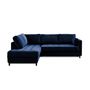 Voir la diapositive 6 : LISA DESIGN Anna - canapé d'angle gauche - 5 places - convertible - en velours