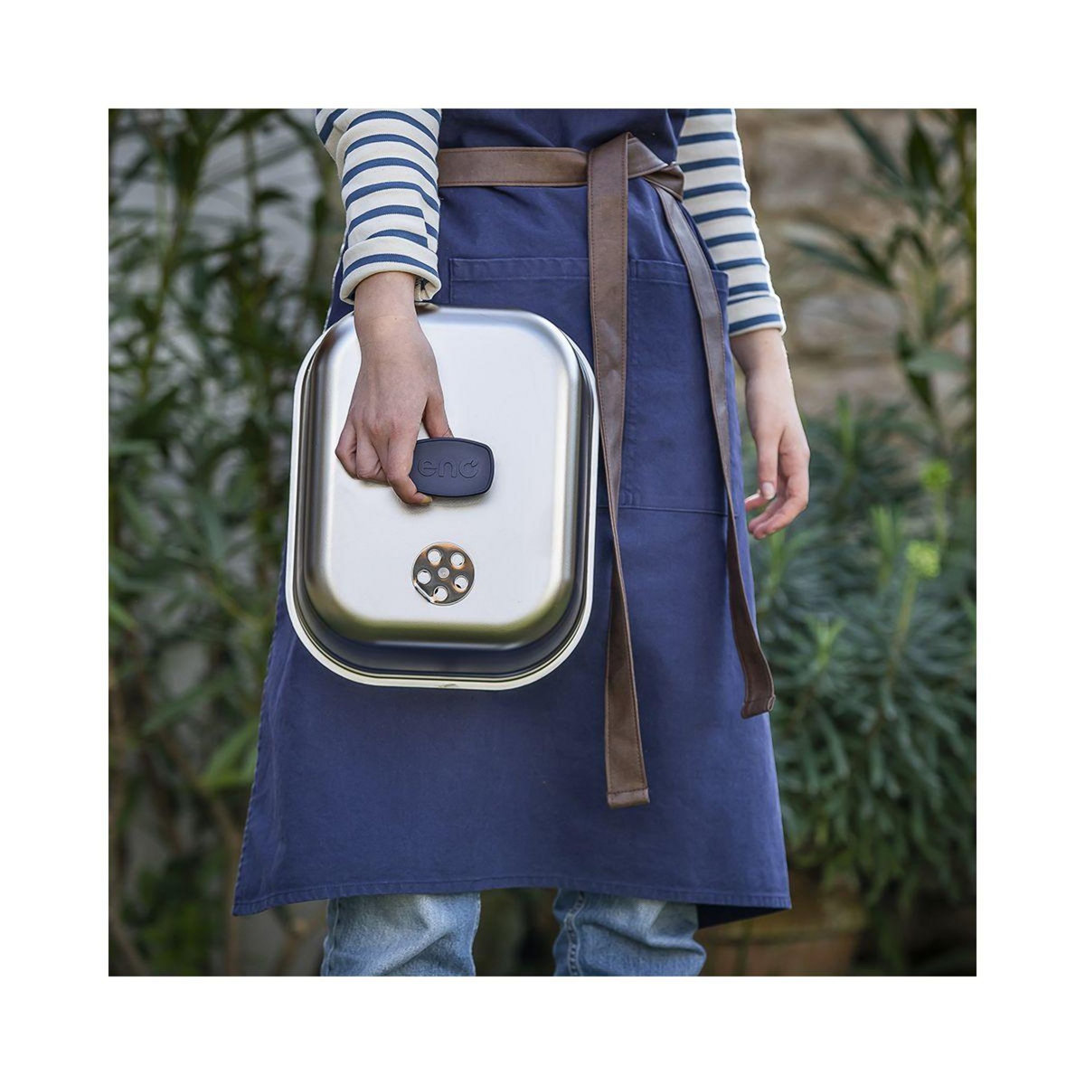 Eno Cloche pour plancha de cuisson inox CR3158