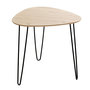Voir la diapositive 1 : Paris Prix Table d'Appoint Design  Brady  48cm Naturel & Noir