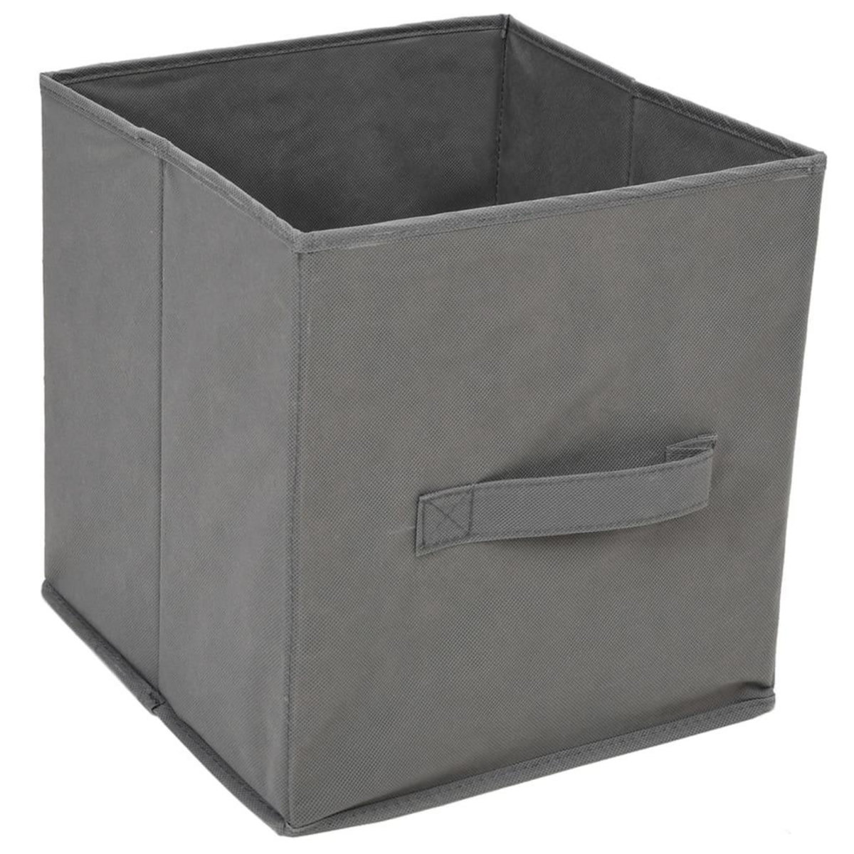 VIDAXL Armoire de rangement 3 tiroirs en tissu Gris 34x34x101 cm Acier