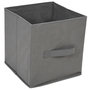 Voir la diapositive 5 : VIDAXL Armoire de rangement 3 tiroirs en tissu Gris 34x34x101 cm Acier
