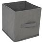 Voir la diapositive 5 : VIDAXL Armoire de rangement 3 tiroirs en tissu Gris 34x34x101 cm Acier