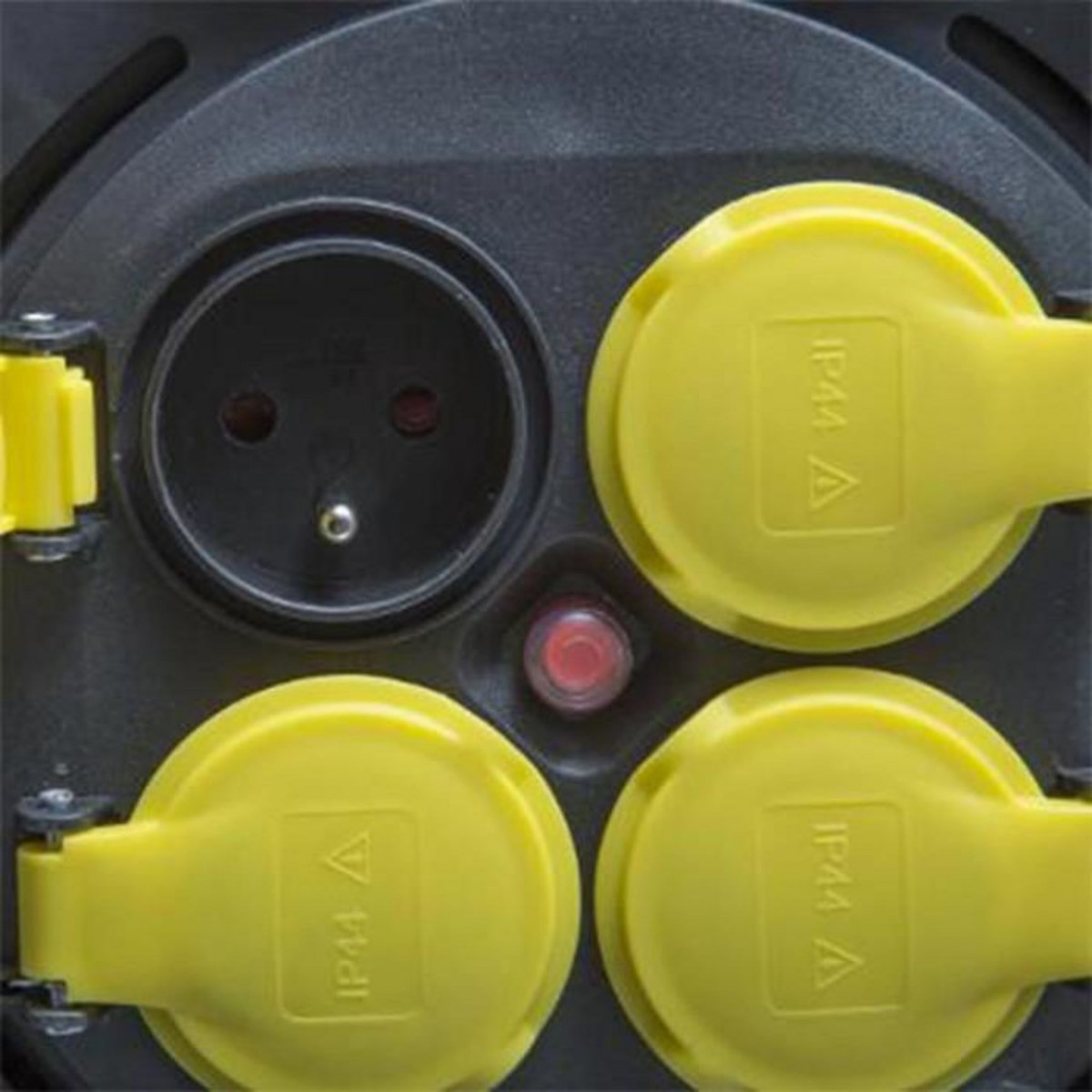 SMART SYSTEM Rallonge Électrique Extérieure  Enrouleur  31cm Noir