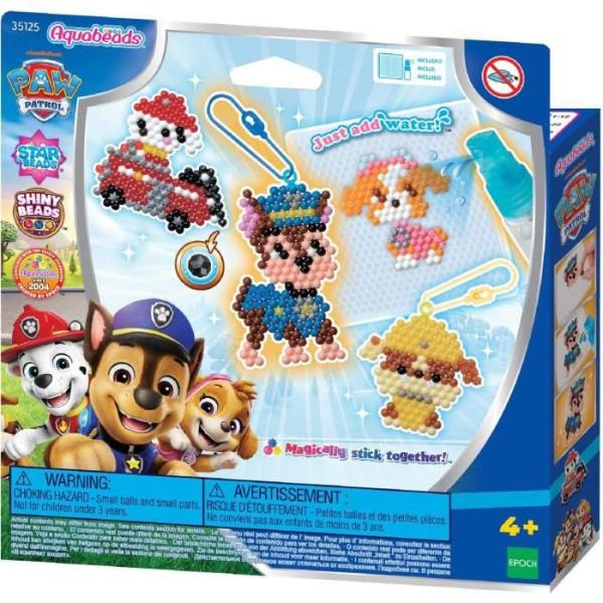Voir la diapositive 4 : Aquabeads Le kit Pat'Patrouille - AQUABEADS - 600 perles - Des 4 ans