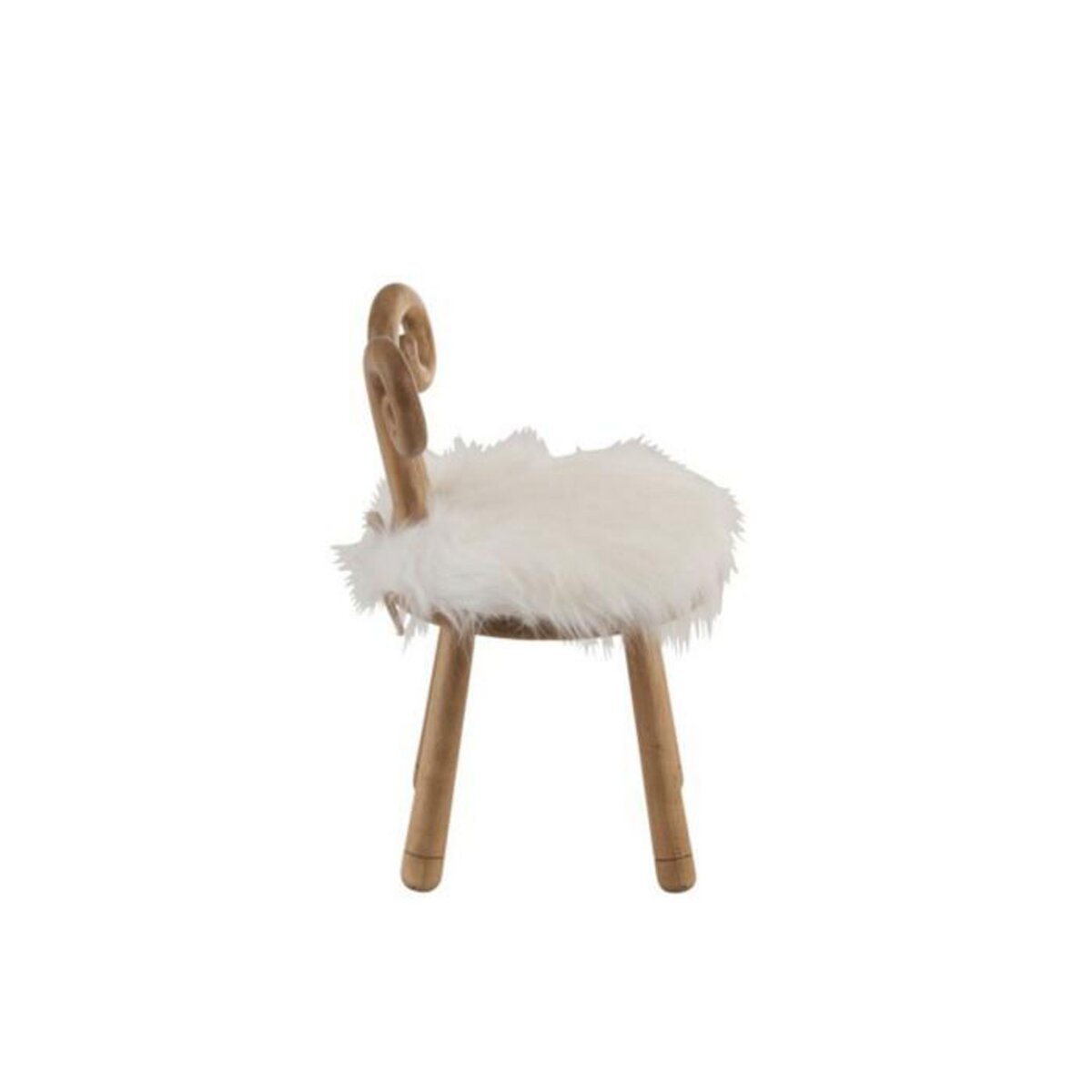 Paris Prix Chaise Enfant Design  Oreille Mouton  56cm Naturel