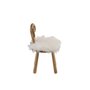 Voir la diapositive 3 : Paris Prix Chaise Enfant Design  Oreille Mouton  56cm Naturel