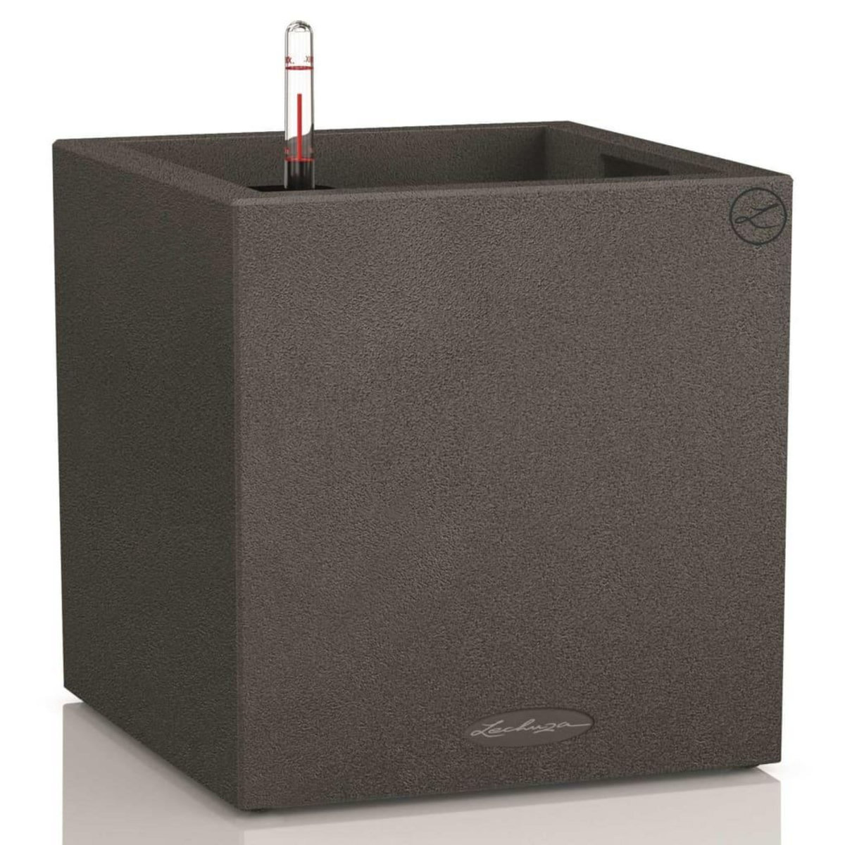 LECHUZA LECHUZA Jardiniere Canto Color Square 40 ALL-IN-ONE Graphite 13722