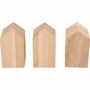 Voir la diapositive 5 : Artemio 8 maisons en bois avec plateau - 24 x 18 x 5,5 cm