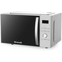 Voir la diapositive 2 : BRANDT Micro-ondes + grill 25l 850w silver - ge2524bgm