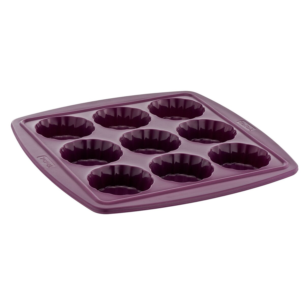 Tefal Moule 9 tartelettes Proflex en Silicone - Rose - Prix pas cher