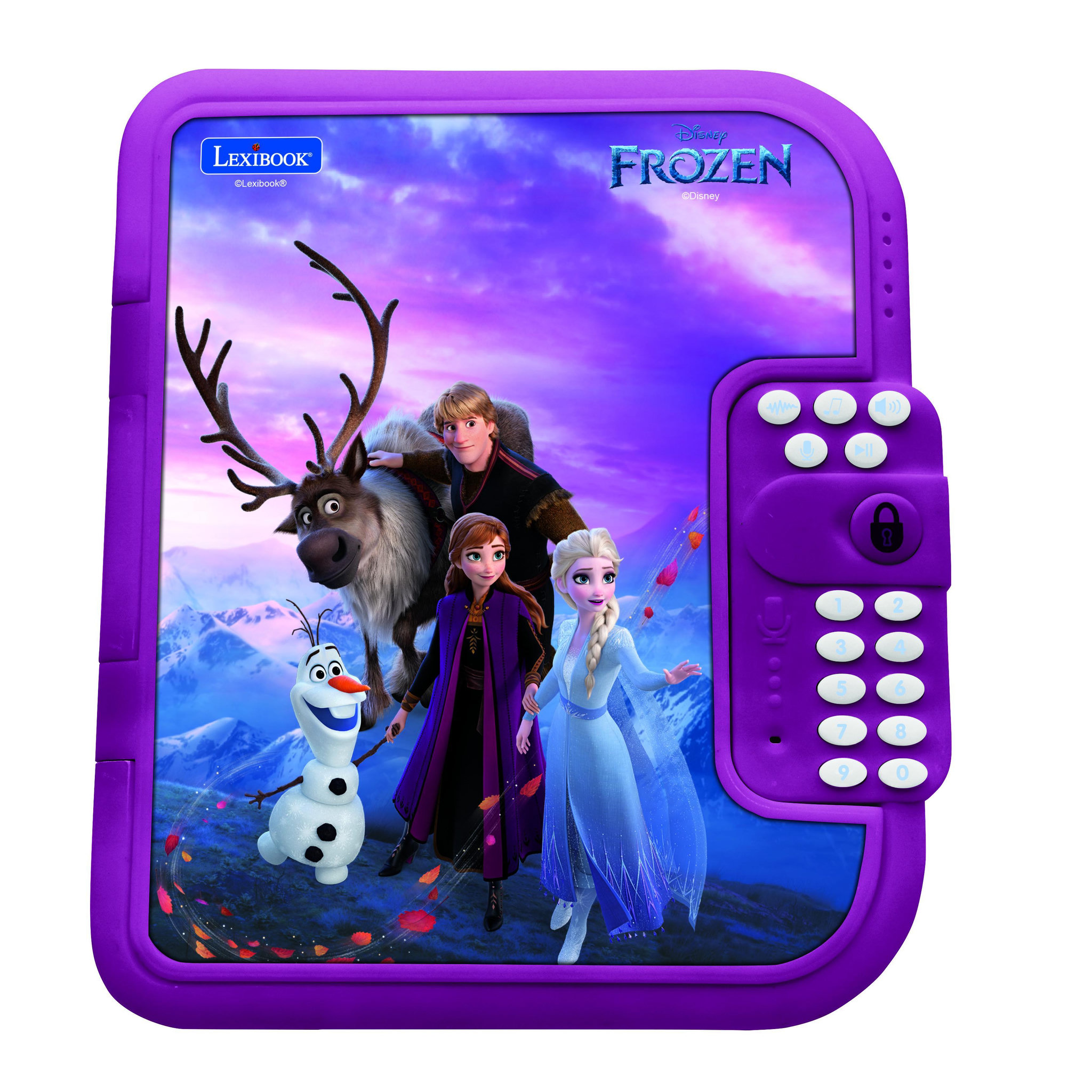 Voir la diapositive 2 : Lexibook Journal intime éléctronique avec coffre-fort La reine des Neiges