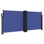 Voir la diapositive 2 : VIDAXL Auvent lateral retractable bleu 100x600 cm