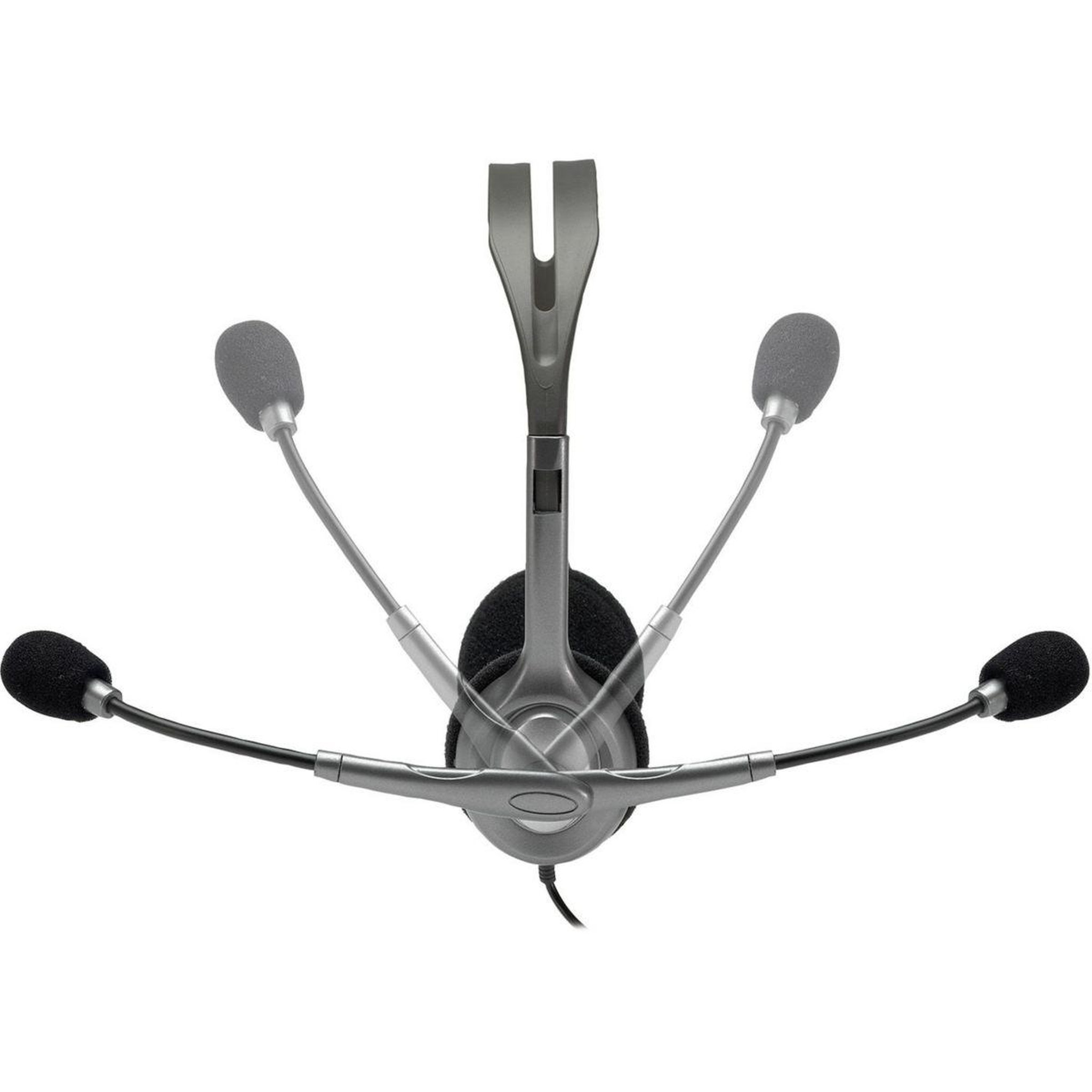 Voir la diapositive 5 : Logitech Logitech h111 casque avec fil arceau bureau/centre d'appels gris