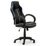 Voir la diapositive 1 : VS VENTA-STOCK Fauteuil de Bureau réglable et inclinable Formula tapissé en Similicuir, Noir/Bleu