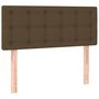 Voir la diapositive 4 : VIDAXL Tete de lit a LED Marron Fonce 80x5x78/88 cm Tissu