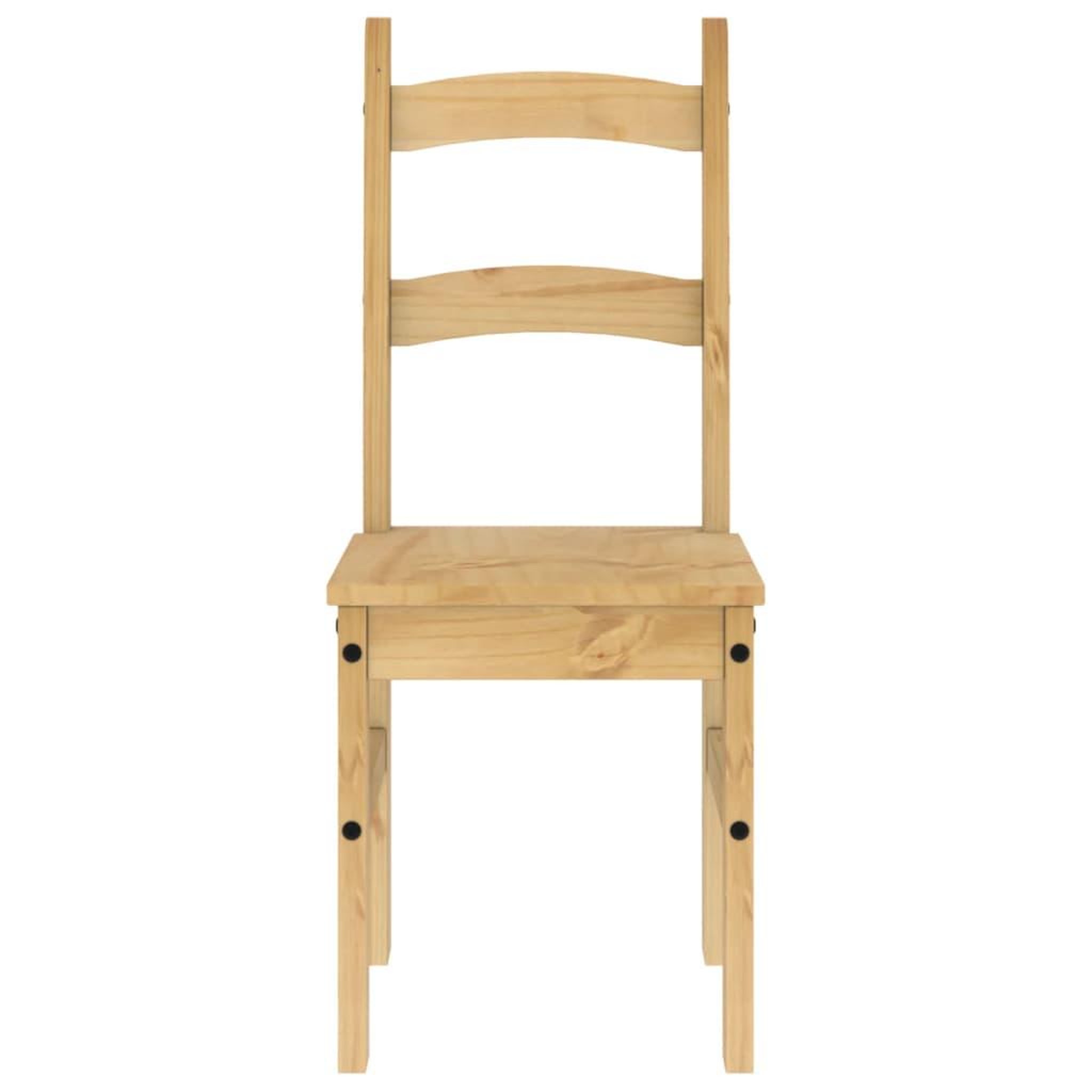 Voir la diapositive 4 : VIDAXL Chaises a manger lot de 2 40x46x99 cm bois massif de pin