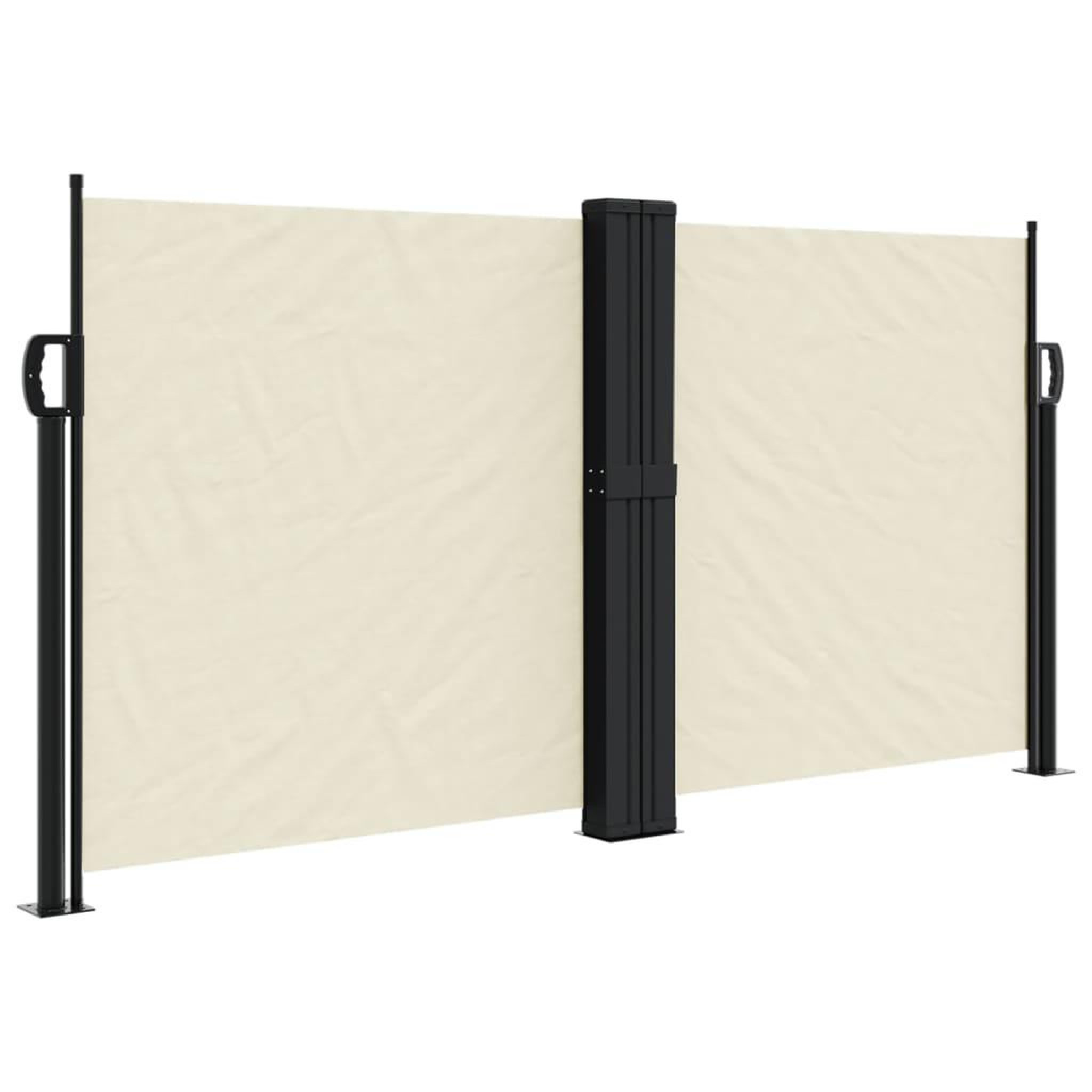 Voir la diapositive 2 : VIDAXL Auvent lateral retractable creme 120x1000 cm