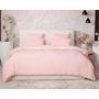Voir la diapositive 1 : Les Ateliers du Linge Parure De Couette 3 Pcs 260x240 100% Gaze De Coton Lavé Rose Lotus