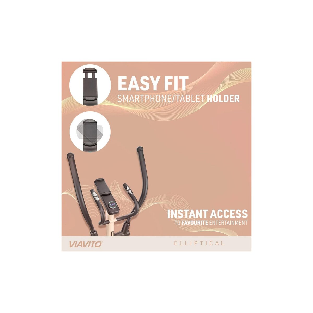 VIAVITO Vélo elliptique d'appartement de Fitness - Viavito - Modéle SE1 - Ecran LED