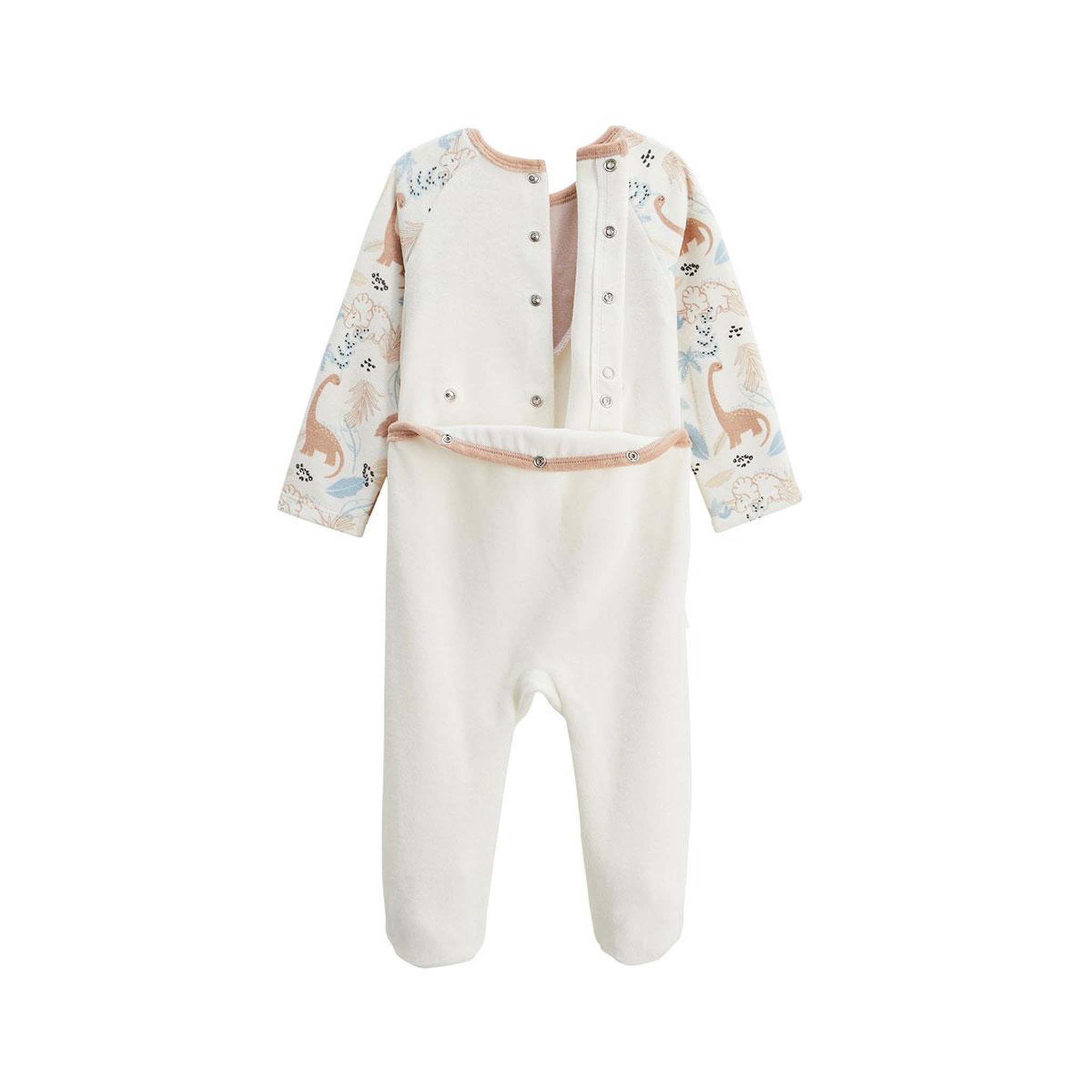 Voir la diapositive 3 : PETIT BEGUIN Pyjama bébé en velours nino