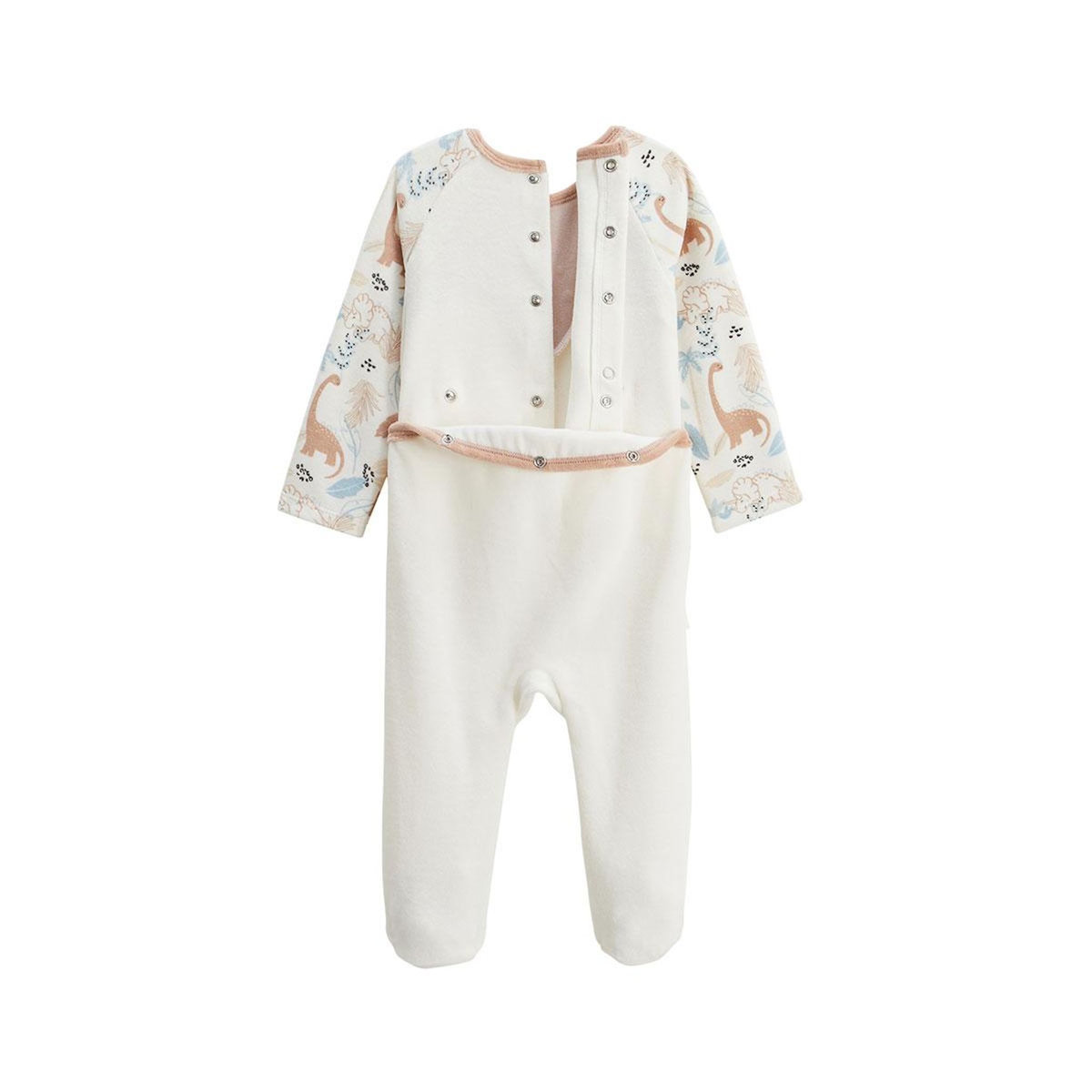 Petit Béguin Pyjama bébé en velours Nino