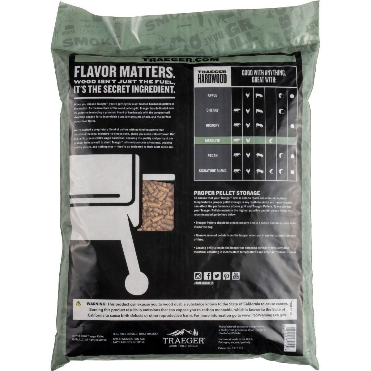 TRAEGER Pellets 9 kg Pellets MESQUITE