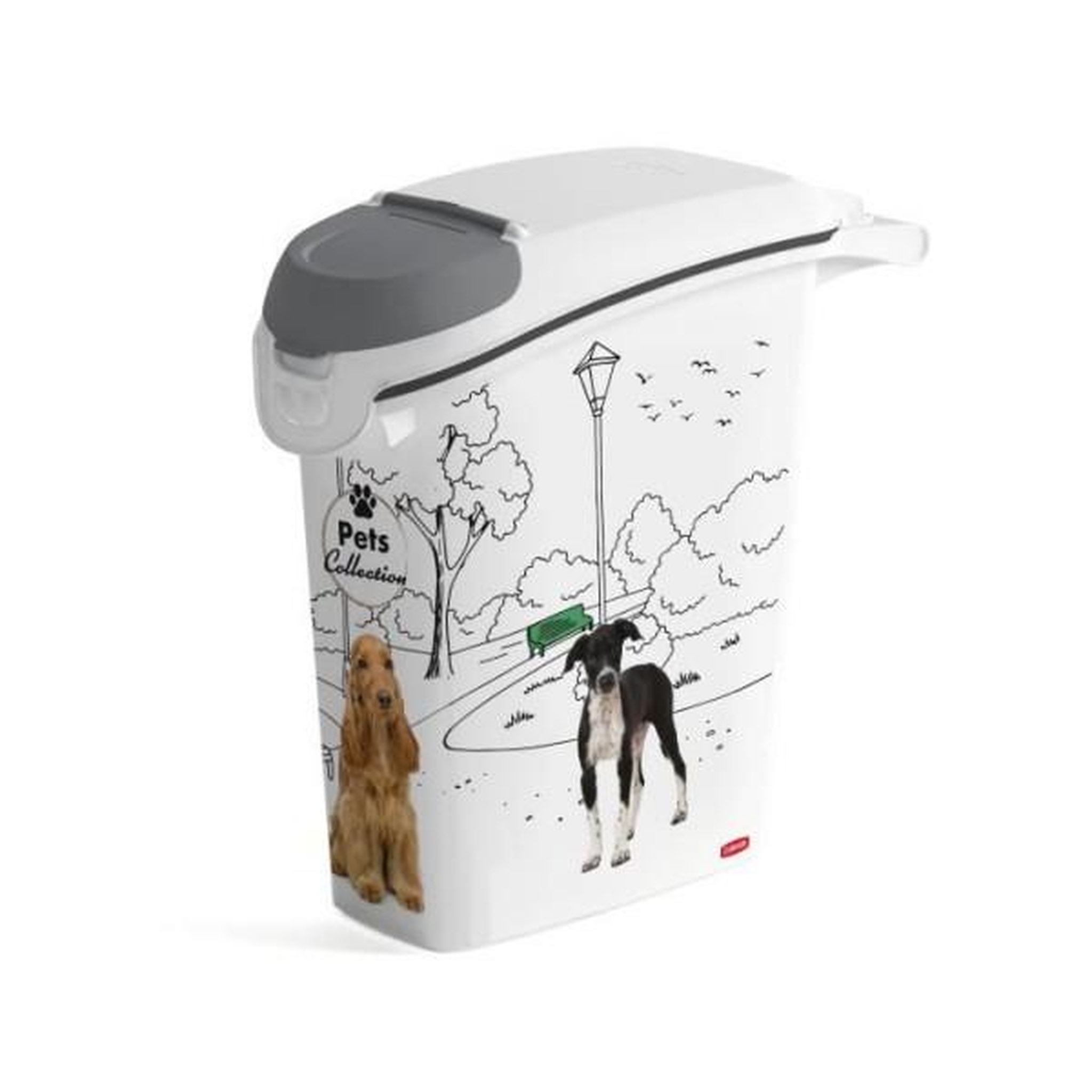 Voir la diapositive 2 : CURVER Boîte de conservation pour aliments - CURVER - PetLife - 10 kg - Blanc - Plastique
