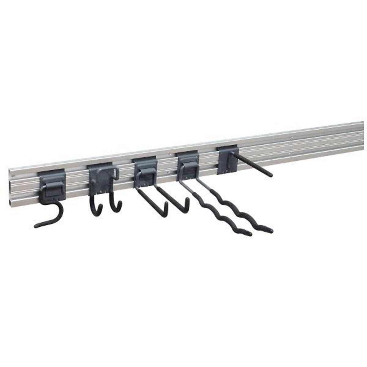 OUTIFRANCE Kit profilé Alu + 5 crochets