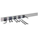 OUTIFRANCE Kit profilé Alu + 5 crochets