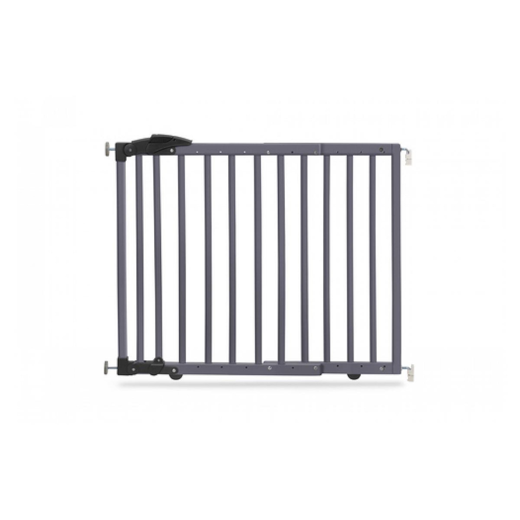 Voir la diapositive 2 : GEUTHER Barrière de porte à fixer par pression 68 a 102 cm Couleur Gris
