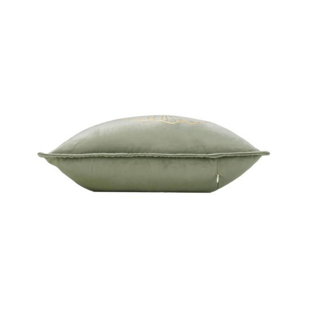 Paris Prix Coussin Déco en Velours  Glama  45x45cm Vert
