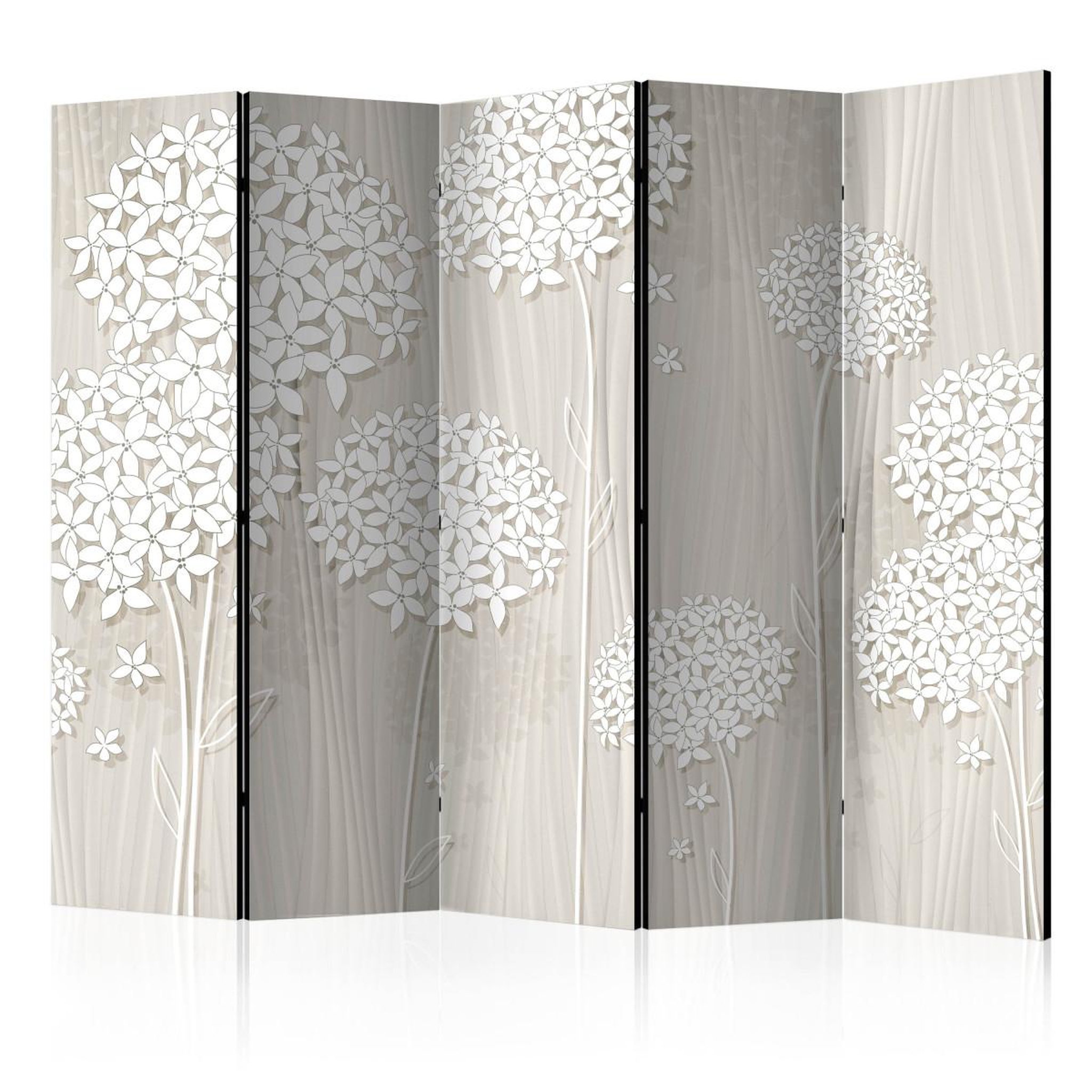 Paris Prix Paravent 5 volets  creamy daintiness  172x225cm