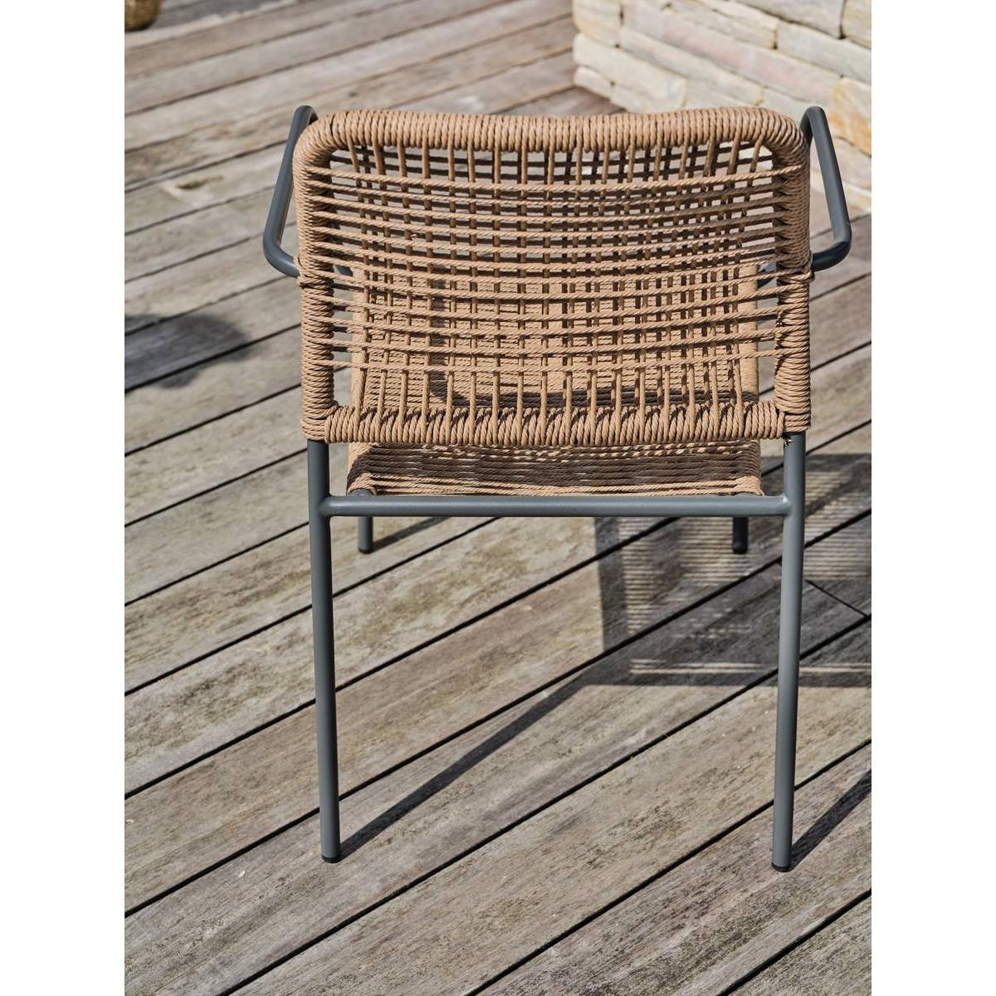 Voir la diapositive 3 : Paris Prix Fauteuil de jardin  marceau  78cm naturel