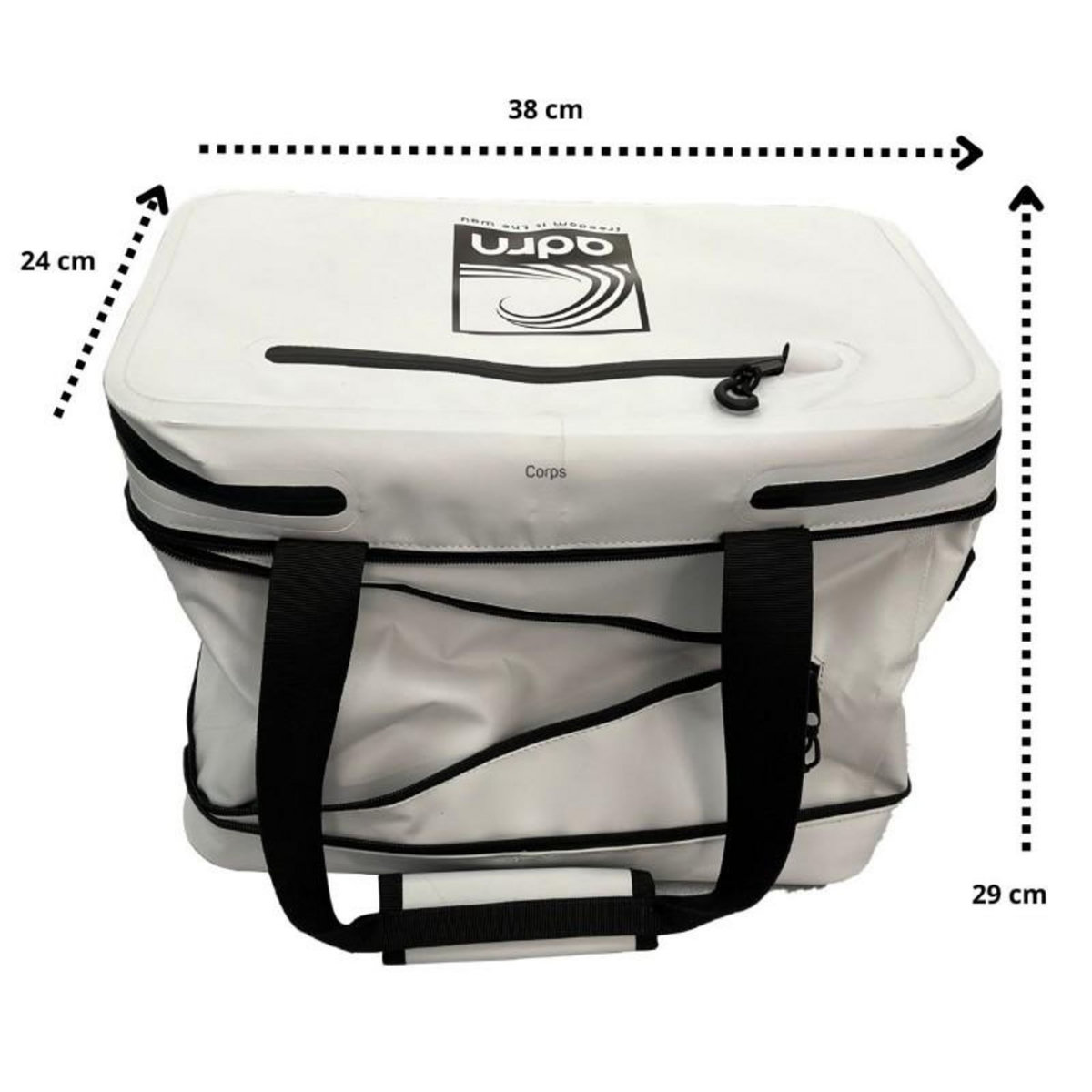 ADRENALIN Glacière 20L adaptable pour embarcation nautique 38x29x24 cm