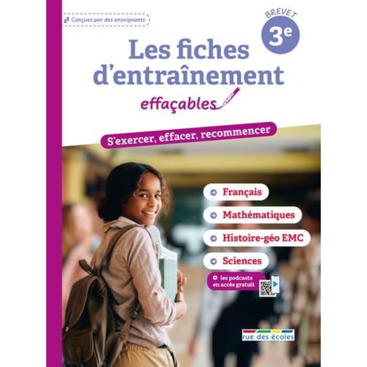 LES FICHES D'ENTRAINEMENT EFFACABLES 3E, Schuhmacher Mathilde